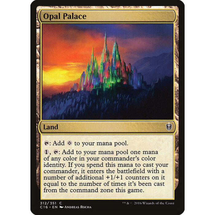 Magic: The Gathering Opal Palace (312) Lightly Played