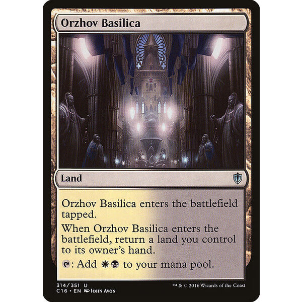 Magic: The Gathering Orzhov Basilica (314) Lightly Played