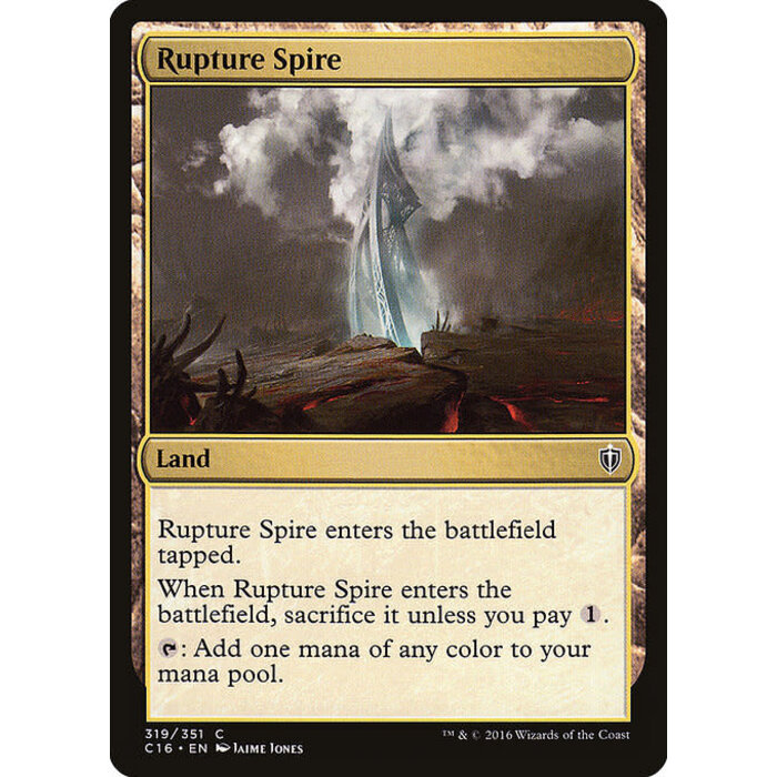 Magic: The Gathering Rupture Spire (319) Lightly Played