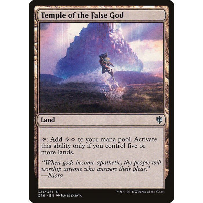 Magic: The Gathering Temple of the False God (331) Lightly Played