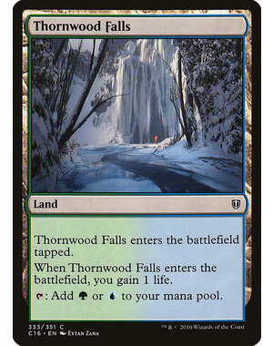 Magic: The Gathering Thornwood Falls (333) Moderately Played
