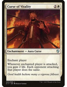 Magic: The Gathering Curse of Vitality (003) Lightly Played