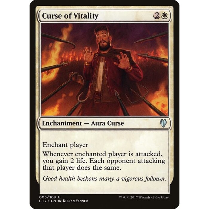 Magic: The Gathering Curse of Vitality (003) Lightly Played