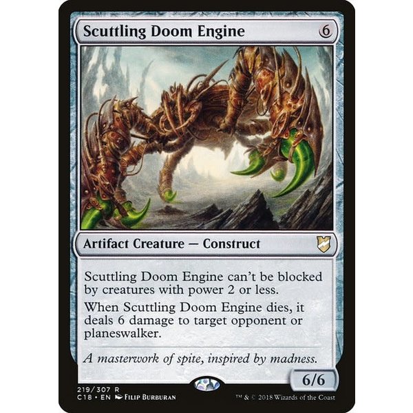 Magic: The Gathering Scuttling Doom Engine (219) Moderately Played