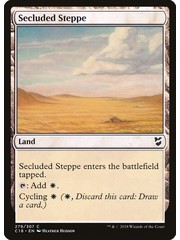 Magic: The Gathering Secluded Steppe (279) Lightly Played