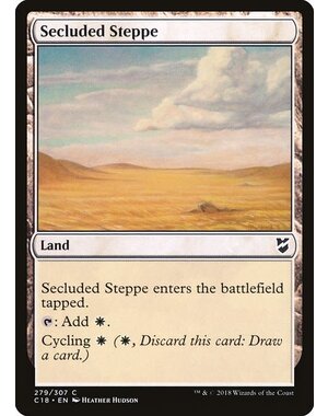 Magic: The Gathering Secluded Steppe (279) Lightly Played