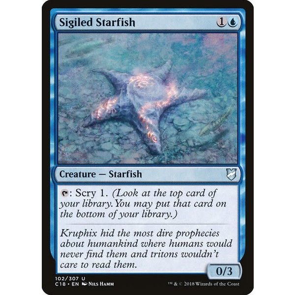 Magic: The Gathering Sigiled Starfish (102) Lightly Played