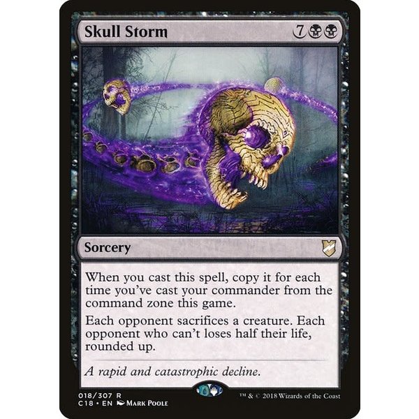 Magic: The Gathering Skull Storm (018) Moderately Played