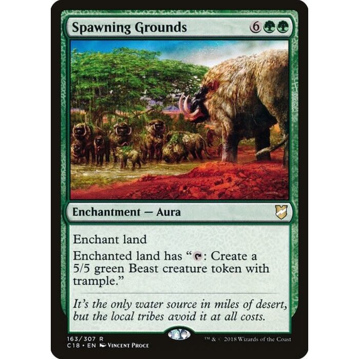 Magic: The Gathering Spawning Grounds (163) Lightly Played