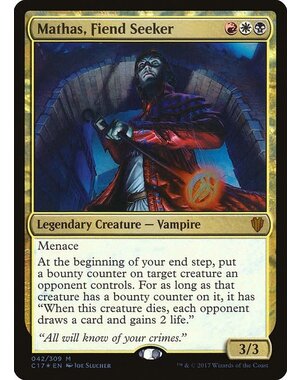 Magic: The Gathering Mathas, Fiend Seeker (042) Lightly Played Foil