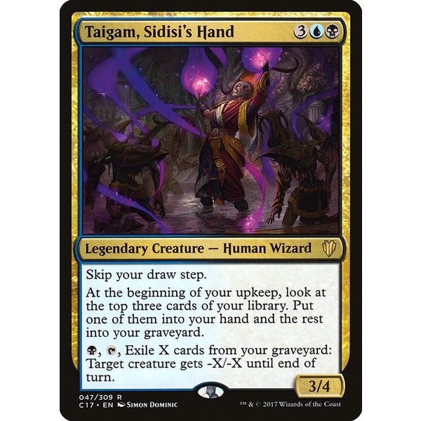 Magic: The Gathering Taigam, Sidisi's Hand (047) Lightly Played