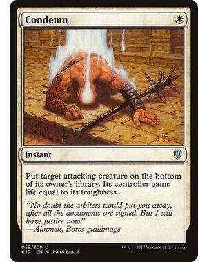 Magic: The Gathering Condemn (058) Lightly Played