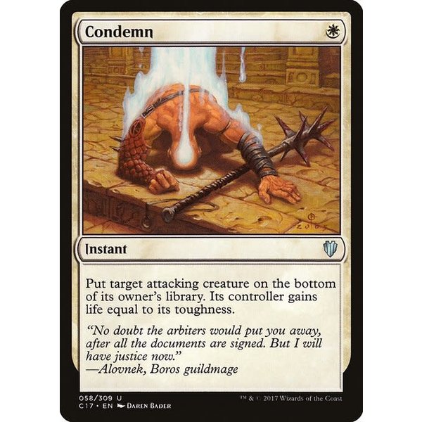 Magic: The Gathering Condemn (058) Lightly Played
