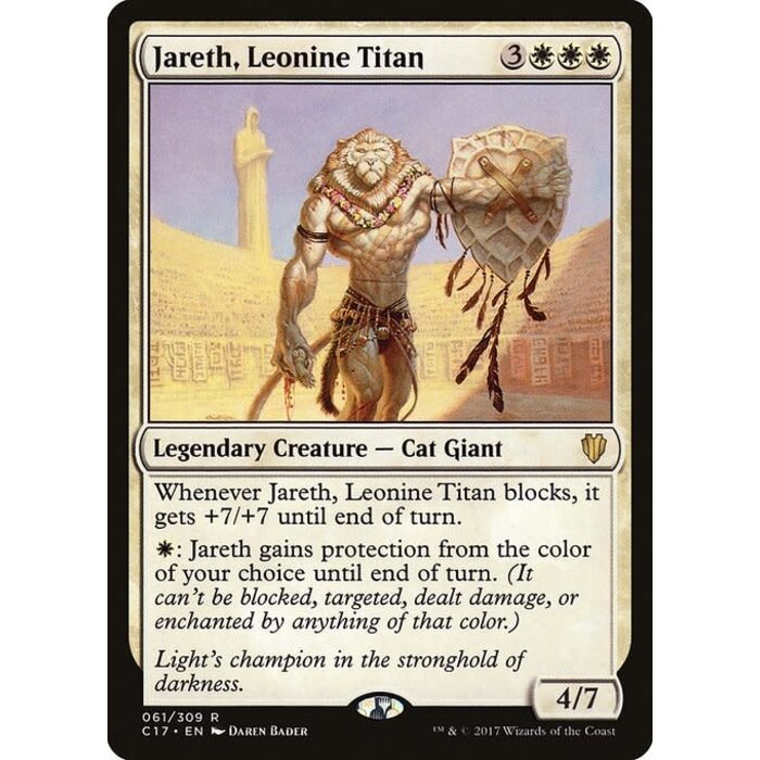 Magic: The Gathering Jareth, Leonine Titan (061) Lightly Played