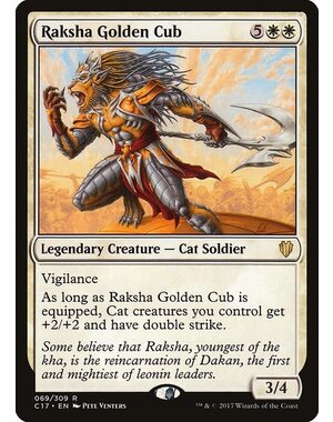 Magic: The Gathering Raksha Golden Cub (069) Lightly Played