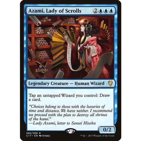 Magic: The Gathering Azami, Lady of Scrolls (082) Moderately Played