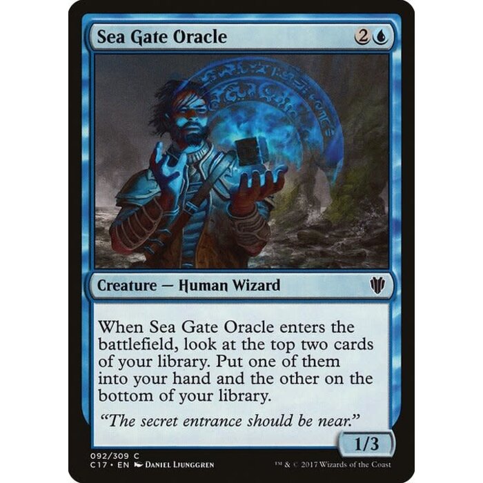Magic: The Gathering Sea Gate Oracle (092) Lightly Played