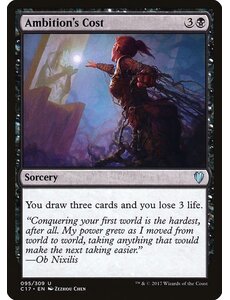 Magic: The Gathering Ambition's Cost (095) Lightly Played