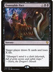 Magic: The Gathering Damnable Pact (108) Moderately Played