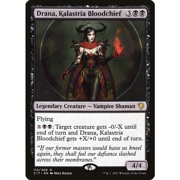Magic: The Gathering Drana, Kalastria Bloodchief (112) Lightly Played