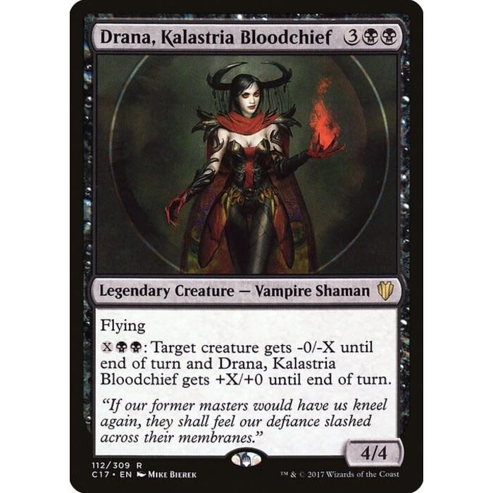 Magic: The Gathering Drana, Kalastria Bloodchief (112) Lightly Played