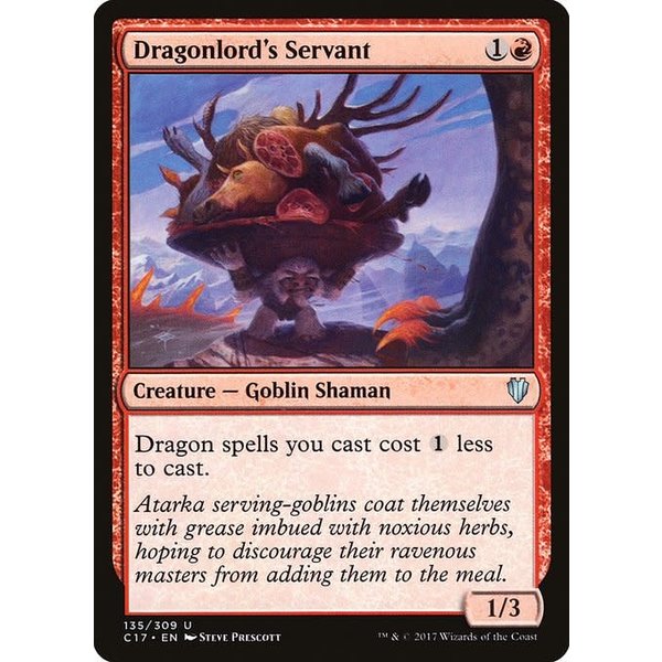 Magic: The Gathering Dragonlord's Servant (135) Lightly Played