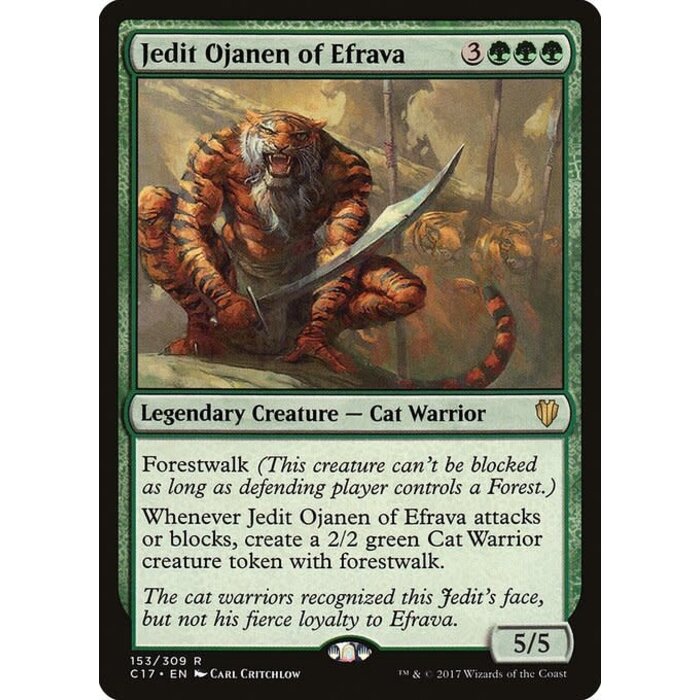 Magic: The Gathering Jedit Ojanen of Efrava (153) Lightly Played