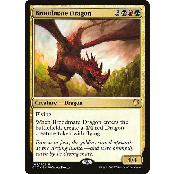 Magic: The Gathering Broodmate Dragon (165) Lightly Played