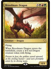 Magic: The Gathering Broodmate Dragon (165) Moderately Played