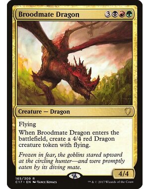 Magic: The Gathering Broodmate Dragon (165) Moderately Played