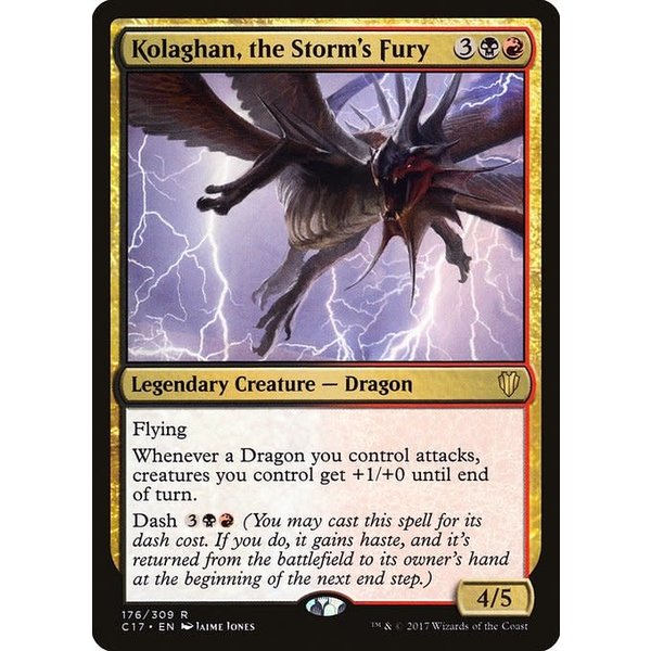 Magic: The Gathering Kolaghan, the Storm's Fury (176) Lightly Played