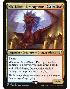 Magic: The Gathering Niv-Mizzet, Dracogenius (184) Lightly Played
