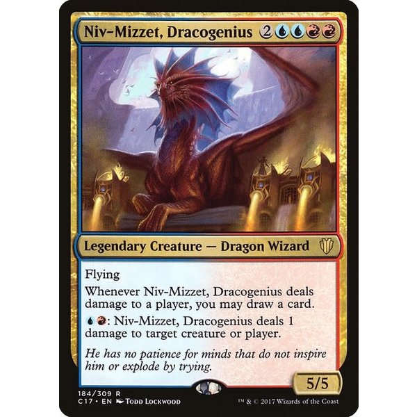 Magic: The Gathering Niv-Mizzet, Dracogenius (184) Lightly Played