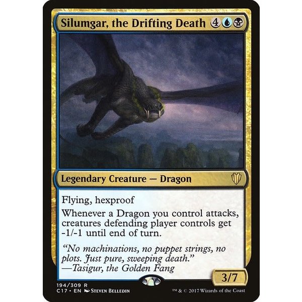 Magic: The Gathering Silumgar, the Drifting Death (194) Lightly Played