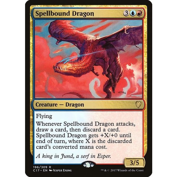 Magic: The Gathering Spellbound Dragon (196) Lightly Played