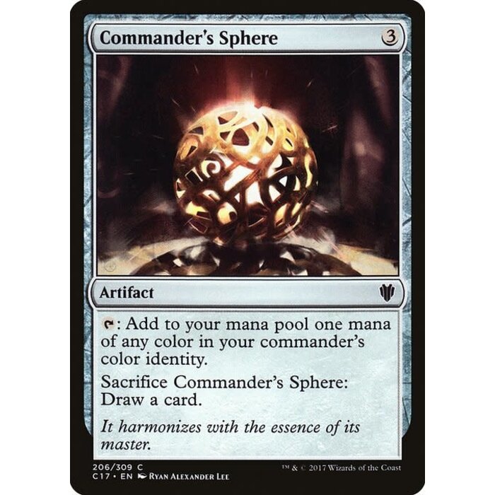 Magic: The Gathering Commander's Sphere (206) Lightly Played