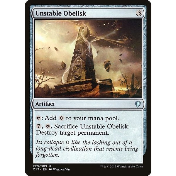 Magic: The Gathering Unstable Obelisk (229) Lightly Played