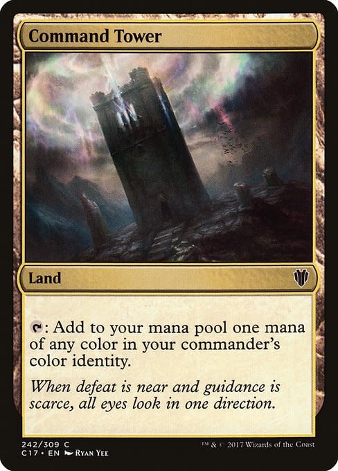 Magic: The Gathering Command Tower (242) Lightly Played