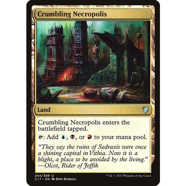 Magic: The Gathering Crumbling Necropolis (244) Lightly Played