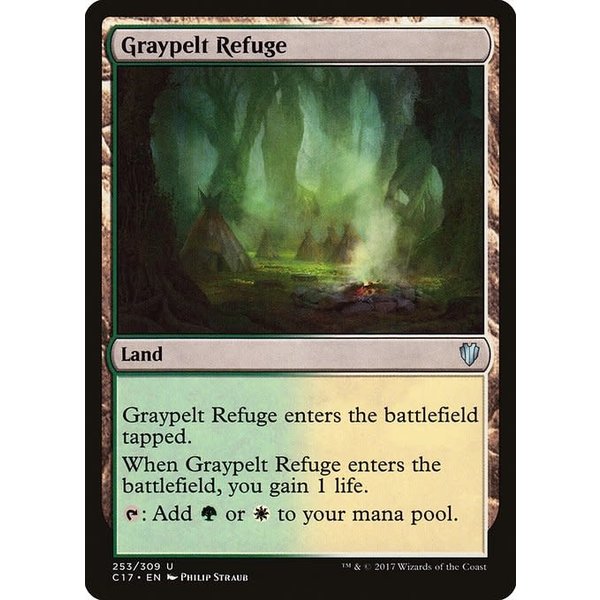 Magic: The Gathering Graypelt Refuge (253) Lightly Played