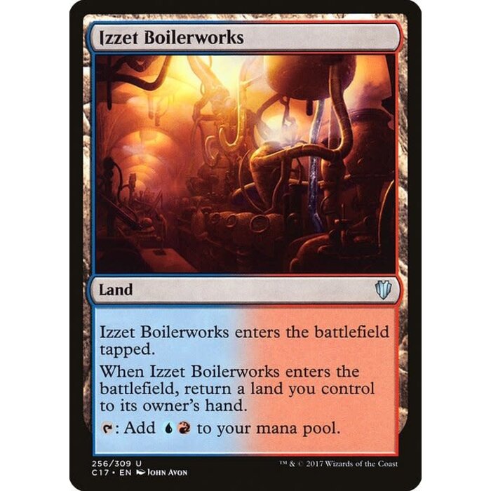Magic: The Gathering Izzet Boilerworks (256) Lightly Played