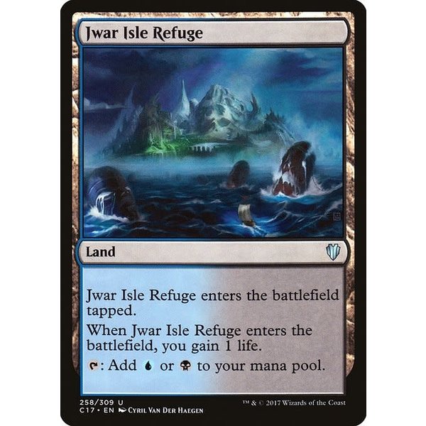 Magic: The Gathering Jwar Isle Refuge (258) Lightly Played