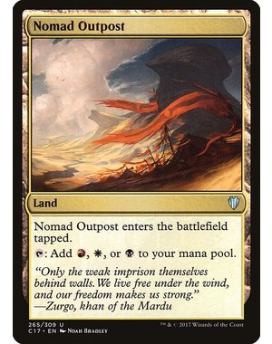 Magic: The Gathering Nomad Outpost (265) Lightly Played