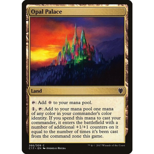 Magic: The Gathering Opal Palace (266) Moderately Played