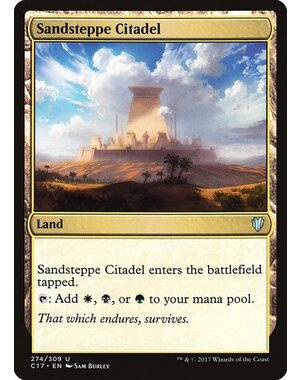 Magic: The Gathering Sandsteppe Citadel (274) Lightly Played