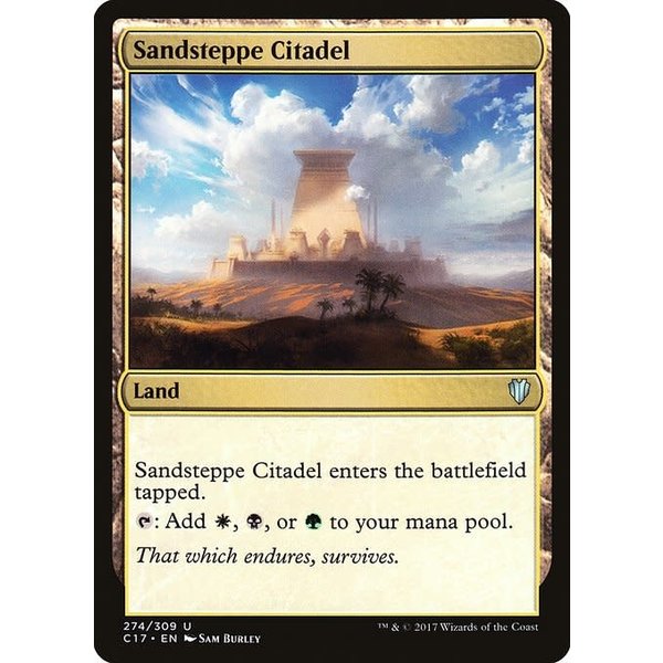 Magic: The Gathering Sandsteppe Citadel (274) Lightly Played
