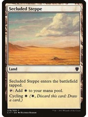 Magic: The Gathering Secluded Steppe (278) Lightly Played