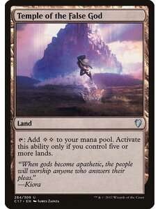 Magic: The Gathering Temple of the False God (284) Moderately Played