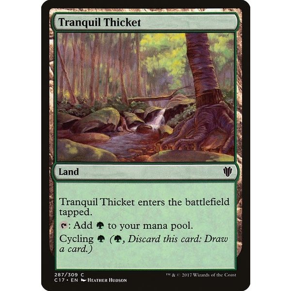 Magic: The Gathering Tranquil Thicket (287) Moderately Played