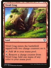 Magic: The Gathering Vivid Crag (289) Moderately Played